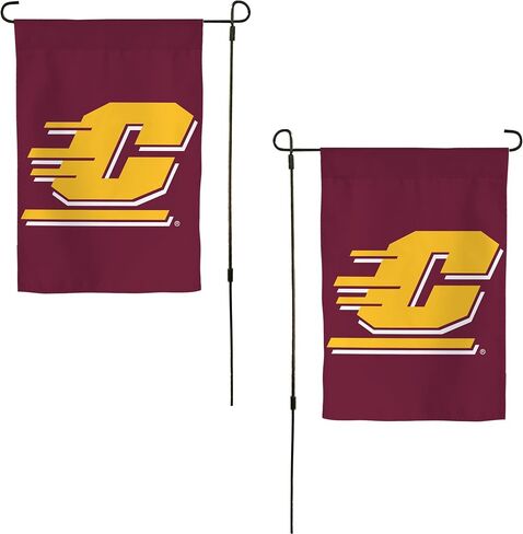 Desert Cactus Central Michigan University CMU Garden Flag – 19 x 12 inch Central Michigan Chippewas Banner, For Outdoor Display and Events (Design A) in Saudi Arabia