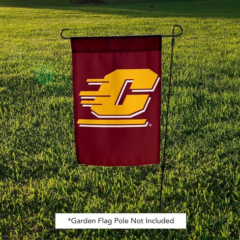 Desert Cactus Central Michigan University CMU Garden Flag – 19 x 12 inch Central Michigan Chippewas Banner, For Outdoor Display and Events (Design A) in Saudi Arabia