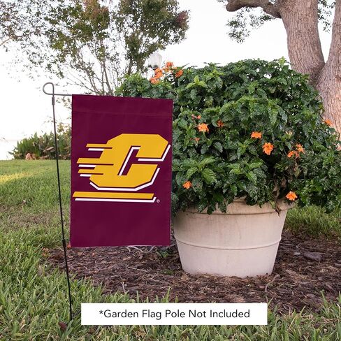 Desert Cactus Central Michigan University CMU Garden Flag – 19 x 12 inch Central Michigan Chippewas Banner, For Outdoor Display and Events (Design A) in Saudi Arabia