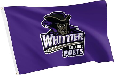 Desert Cactus Whittier College WC Flag - 3 x 5 Feet Poets Banner, Indoor/Outdoor Durable Fabric, 100% Polyester Design (Style 1) in Saudi Arabia