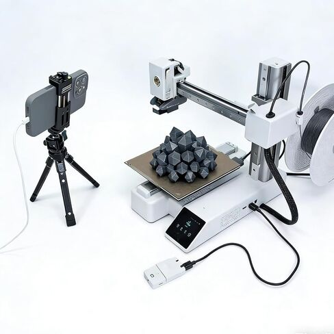 Time-Lapse Kit for BambuLab A1/ A1 Mini: Multiple Shuter Triggering Methods Time-Lapse Photography Shooting for Easily Capture Printing Project 3D Printer Accessories in Saudi Arabia
