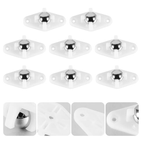 UKCOCO 8pcs Vacuum W420 Steel Ball Transfer Casters with Screw Mount, 360° Rotation Roller Ball Bearings for DIY Material Handling and Industrial Equipment in Saudi Arabia
