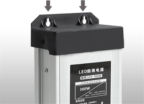 LED تشغيل ضوء نقطة مصدر الضوء في الهواء الطلق غير نافذ للمطر إمدادات الطاقة لافتة الباب مضيئة حرف محول 12-24V400W in Kuwait