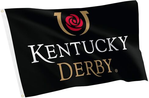 Desert Cactus Kentucky Derby Flag - 3 x 5 Feet Churchill Downs Horse Racing Derby Day Banner, Indoor/Outdoor Durable Fabric, 100% Polyester Design (Design A1) in Saudi Arabia