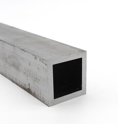 6061-T6/T651 أنابيب ألومنيوم مربعة 2 بوصة × 2 بوصة × 0.125 بوصة سمك الجدار، 12 بوصة طول القطع، درجة هيكلية، خفيفة الوزن، قابلة للتشكيل، قابلة للحام، مقاومة للطقس، رائعة للاستخدام في الأعمال اليدوية والتأطير in Kuwait