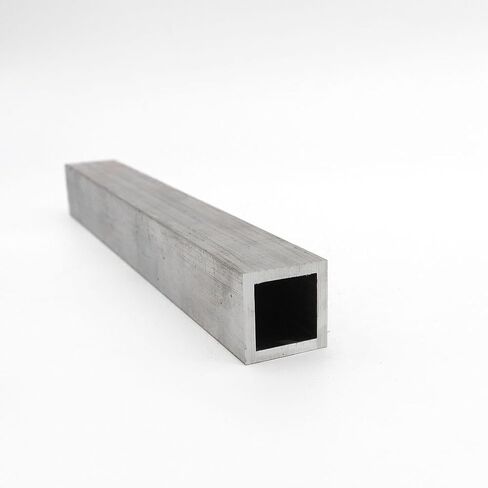 6061-T6/T651 أنابيب ألومنيوم مربعة 2 بوصة × 2 بوصة × 0.125 بوصة سمك الجدار، 12 بوصة طول القطع، درجة هيكلية، خفيفة الوزن، قابلة للتشكيل، قابلة للحام، مقاومة للطقس، رائعة للاستخدام في الأعمال اليدوية والتأطير in Kuwait
