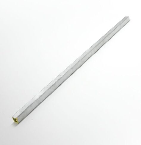 6061-T6/T651 أنابيب ألومنيوم مربعة 2 بوصة × 2 بوصة × 0.125 بوصة سمك الجدار، 12 بوصة طول القطع، درجة هيكلية، خفيفة الوزن، قابلة للتشكيل، قابلة للحام، مقاومة للطقس، رائعة للاستخدام في الأعمال اليدوية والتأطير in Kuwait