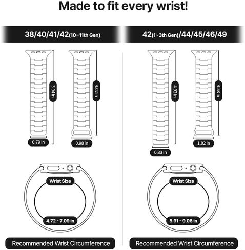 CALYX سيليكون سوار ساعة Apple مغناطيسي مع إبزيم مقاوم للماء متوافق مع iWatch Bands 38 مم 40 مم 41 مم 42 مم 44 مم 45 مم 46 مم 49 مم تصميم أنيق للنساء مناسب بشكل آمن للرياضة الأنيقة in Kuwait