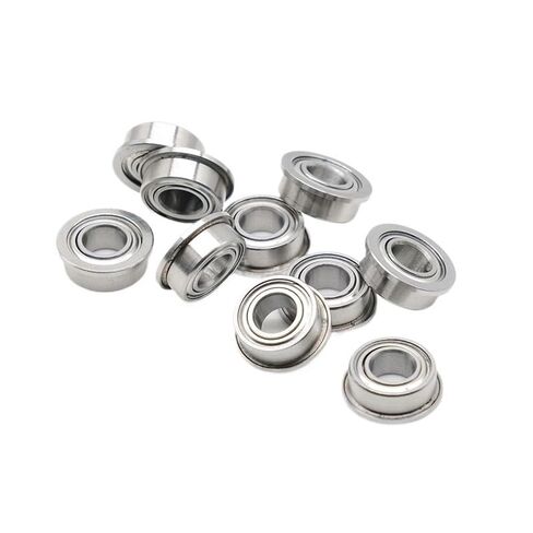 MF115ZZ شفة تحمل 5x11x4mm 10 قطعة مزدوجة محمية مصغرة ذات حواف MF115 Z ZZ الكرات MF115-2Z MF115Z in Kuwait