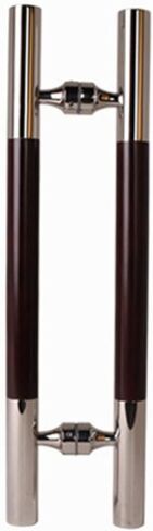 Sliding Door Pull Handle,Stainless Steel 10/16/24/32 Inch,Rose Gold, Original Wood, Black, Red, Orange, for Glass Door Wood Door Large Door Handle,Double-Sided Push-Pull (Color : A, Size : 8 in Saudi Arabia