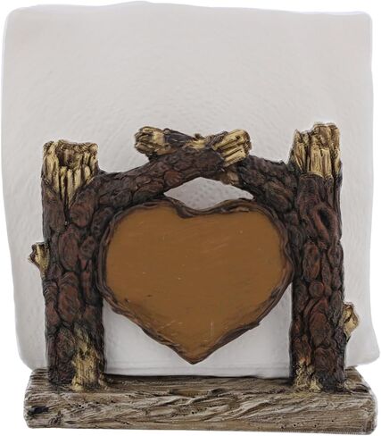 حامل مناديل الدب الأسود من The Bridge Collection - زوجان لطيفان من الدب الأسود يجلسان على طاولة الطاولة - ديكور طاولة طعام على طراز لودج داخلي أو خارجي in Saudi Arabia