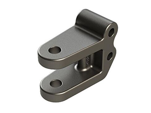 Wallace Forge Adjustable Clevis 2-Bolt 3/4" Pin Hole 12K Rating - Made in USA in Saudi Arabia