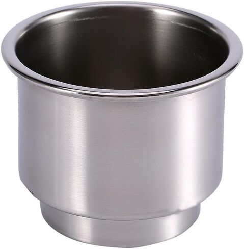 Qiilu Stainless Steel Cup Holder for Boat, RV, and Marine Use – 2-Pack Drink Holder with Secure Fit, Rust-Resistant Design for Outdoor Vehicles and Watercraft in Saudi Arabia