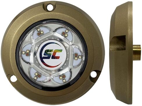 Shadow-Caster SC2 Series Bronze Surface Mount Underwater Light - Full-Color in Saudi Arabia