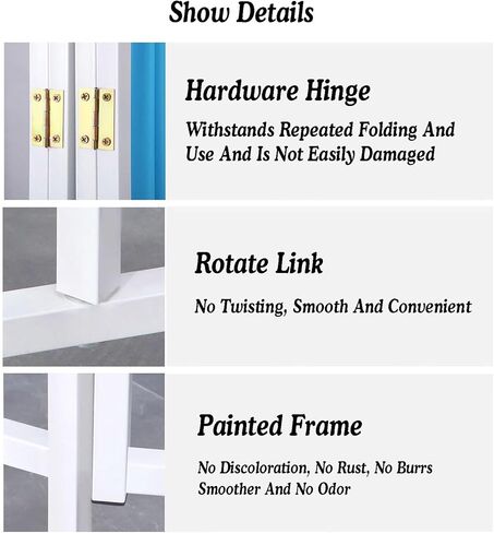 3/4/5/6/7/8 Room Dividers，Rolling Partition Room Dividers,Freestanding Fabric Wall Divider and Separator,Suitable for Clinic Ward Examination(4 Slices) in Saudi Arabia