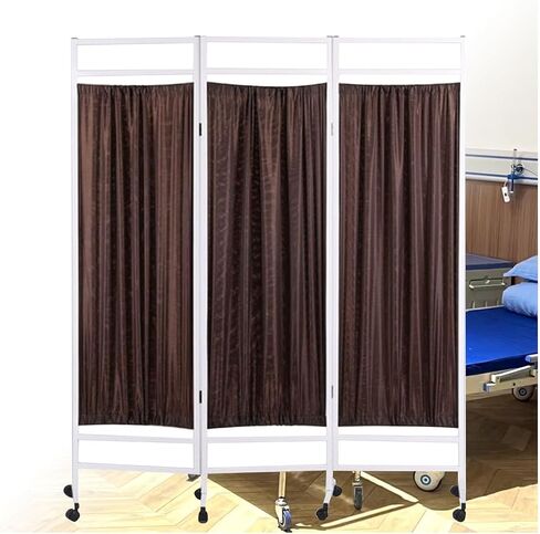 3/4/5/6/7/8 Room Dividers，Rolling Partition Room Dividers,Freestanding Fabric Wall Divider and Separator,Suitable for Clinic Ward Examination(4 Slices) in Saudi Arabia