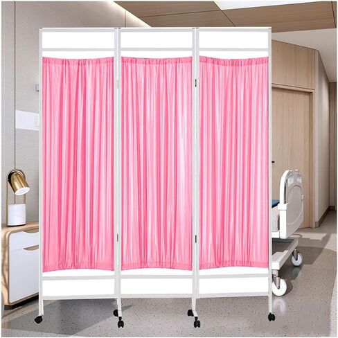 3/4/5/6 Room Dividers,Fabric Wall Divider and Separator,Freestanding Fabric Wall Divider,Suitable for Clinic Ward Examination(6 Slices) in Saudi Arabia