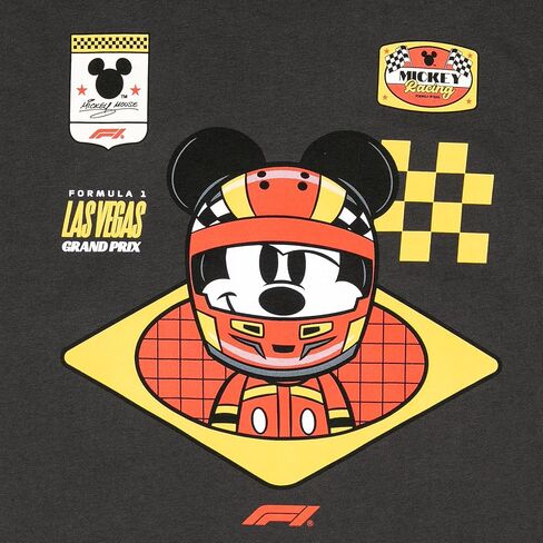 F1 Las Vegas Grand Prix x Disney Men's Helmet T-Shirt in Kuwait