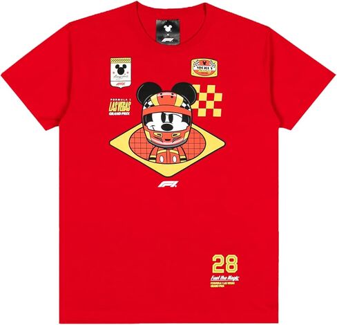 F1 Las Vegas Grand Prix x Disney Men's Helmet T-Shirt in Kuwait