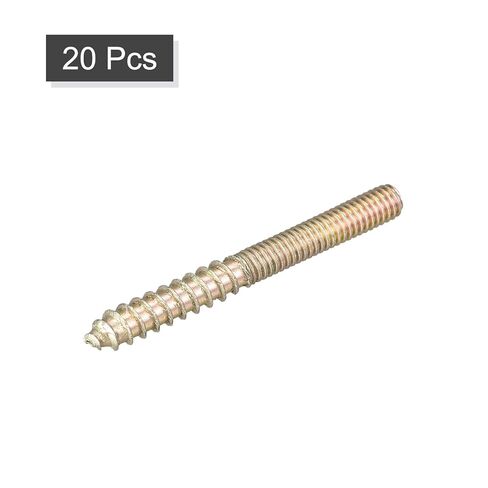 M4x40mm Hanger Bolts, 20pcs Double Ended Thread Dowel Screws for Wood Furniture in Saudi Arabia
