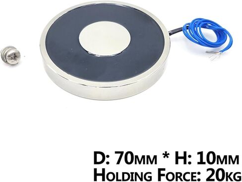 Magnet Control Wireless Electromagnet Remote DC12V Cylinder Electric Electromagnetic Solenoid Sucker 1Pcs(Only Remote Control) in Saudi Arabia
