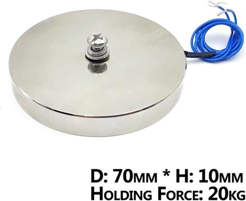 Magnet Control Wireless Electromagnet Remote DC12V Cylinder Electric Electromagnetic Solenoid Sucker 1Pcs(Only Remote Control) in Saudi Arabia