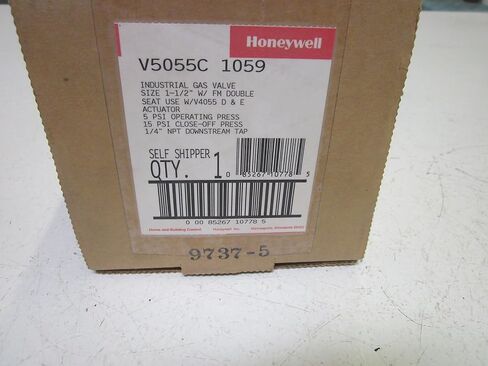 Honeywell, Inc. V5055C1059 1-1/2 inch NPT Industrial Gas Valve in Saudi Arabia