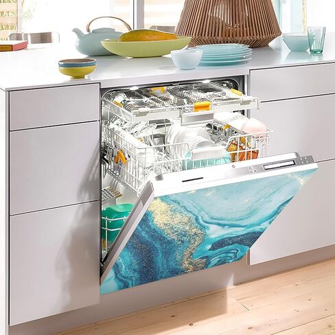 ALAZA Vintage American Flag Large Dishwasher Magnet Magnetic Cover 23x26 inch Refrigerator Sticker Washer Kitchen Decor in Saudi Arabia