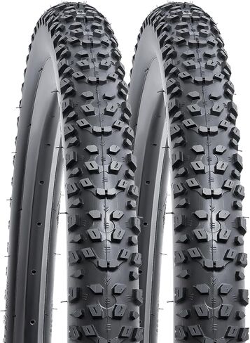 YUNSCM 2-PCS 26" Bike Tires 26x1.95/50-559 and 26" Heavy Duty Bike Tubes Schrader Valve Compatible with Mountain/Off Road Bike 26x1.75 26x1.90 26 x 1.95 26x2.0 Bicycle Tires and Tubes (Y-832) in Saudi Arabia