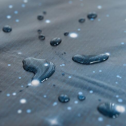 PARTYHIPPO Disposable Tablecloth Roll 54" x 100' with Built-in Cutter Box – Heavy Duty Waterproof, Wrinkle-Resistant Plastic Table Cover – Cut to Size for Rectangle, Round & Oval Tables – Starry Sky in Saudi Arabia