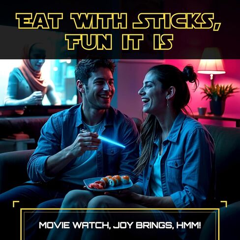 Lightsaber Chopsticks Light Up Star Wars Chopstick Light Up Mini Light Saber Chopsticks for Adults Cool Chopstick Light Saber Sticks Led Chop Sticks Jedi Stix Blue Red 2 Pairs in Saudi Arabia