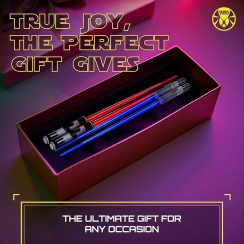 Lightsaber Chopsticks Light Up Star Wars Chopstick Light Up Mini Light Saber Chopsticks for Adults Cool Chopstick Light Saber Sticks Led Chop Sticks Jedi Stix Blue Red 2 Pairs in Saudi Arabia