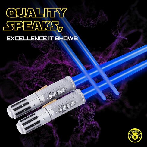 Lightsaber Chopsticks Light Up Star Wars Chopstick Light Up Mini Light Saber Chopsticks for Adults Cool Chopstick Light Saber Sticks Led Chop Sticks Jedi Stix Blue Red 2 Pairs in Saudi Arabia