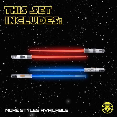 Lightsaber Chopsticks Light Up Star Wars Chopstick Light Up Mini Light Saber Chopsticks for Adults Cool Chopstick Light Saber Sticks Led Chop Sticks Jedi Stix Blue Red 2 Pairs in Saudi Arabia