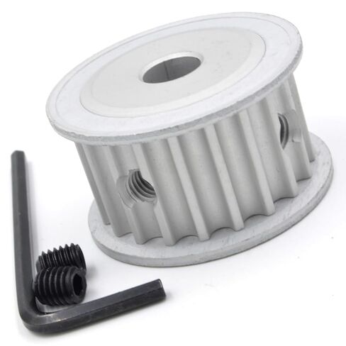 Arc Tooth 23 22 Teeth HTD 5M Timing Pulley Bore 5/6/6.35/8/10/12/14/15/16/19/20 for HTD5M Belt Width 10/15/20/25mm 23T 22T(14mm,22 Teeth,25mm W) in Saudi Arabia