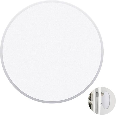 8 Pack Door Knob Protector Plastic 5 Inch Door Knob Protector White Self Adhesive Door Knob Protector Avoids Door Handle Damage in Kuwait