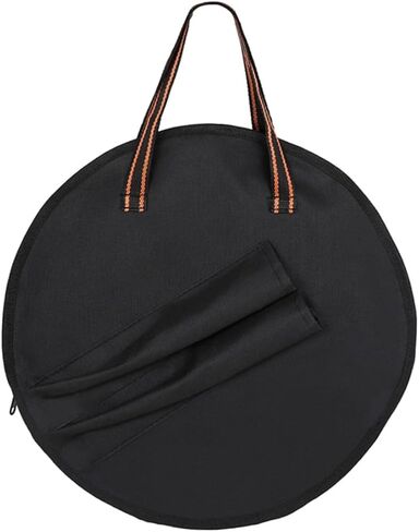 Abaodam Dumb Drum Storage Bag with Drumstick Pocket Lightweight Percussion Instrument Carrying Case 14.37X14.37X0.27In Protective Musician Bag for Travel and Practice in Saudi Arabia