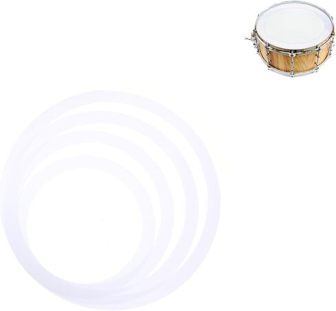 Homoyoyo 4pcs 10/12/14/16inch Drum Mute Muffler Rings Pad Kit Snare Drum Mufflers Dampening Ring for Tone Control Accessories in Saudi Arabia