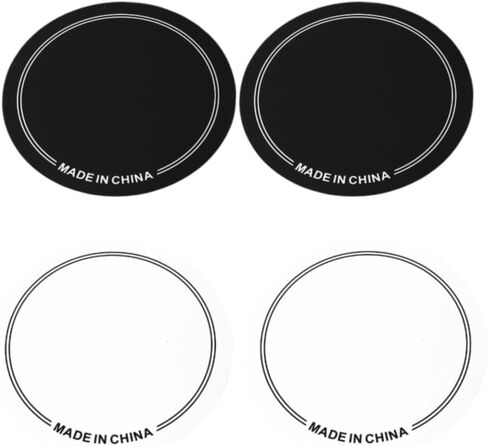Head Patches for Kick Bass Durm, Self-Adhesive Bass Drums Reinforcement Patch Set - Kick Drum Percussion Accessories(Black+Wihte)(Double Patches) in Saudi Arabia