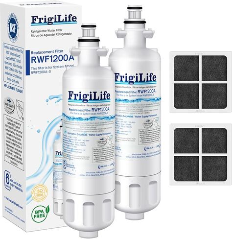 FrigiLife 9690 & ADQ36006101 Replacement for LG LT700P Kenmore Elite 46-9690, ADQ36006102, HDX FML-3 RFC 1200A LT700PC LFX28968ST LFXS29626S RWF1052 RWF1200A LFXS30766S Refrigerator Water Filter,3PACK in Saudi Arabia