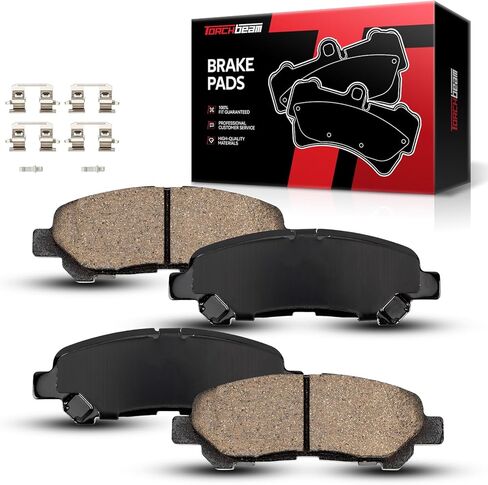 Torchbeam D325 Rear Brake Pads Compatible with 1992-1999 ES300, 1987-1999 Camry, 1999-2000 Solara, 1986-1995 Celica 2.0L, 1999-2003 RX300, 1990-1991 ES250, Rear Brake Pad Set, 4pcs in Saudi Arabia