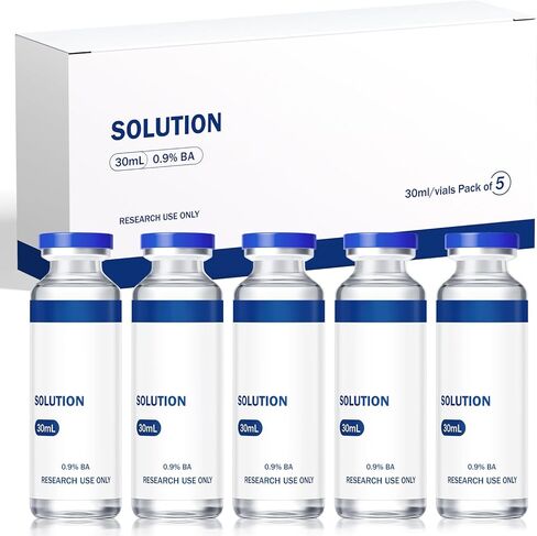 5 Pack 30ML, Premium Glass Vials in Saudi Arabia