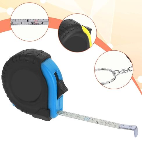 3Ft Mini Tape Measure 3 Pcs Small Measuring Tape Metric/Inch Keychain Tapes Retractable Pocket Measurement Tapes Measure, Easy Read in Saudi Arabia