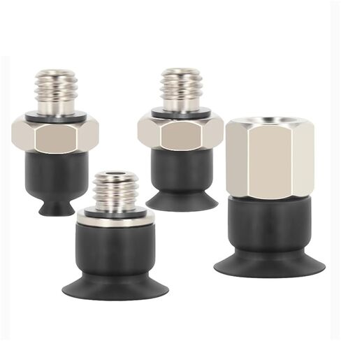 1Pcs Vacuum Suction Cup Set ZP2-TB04/06/08/10/15/35MUGS/MUN-B5/H5 Round Soft Flat Type Anti Static Black Vacuum Sucker(ZP2-TB035MUGS-A3) in Saudi Arabia