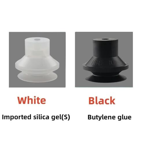 Vacuum Sucker PBG-10A/15A/20/30/40/50 Double-Layer Silicone Rubber Manipulator Pneumatic Suction Nozzle(PBG-15N X 5PCS) in Saudi Arabia