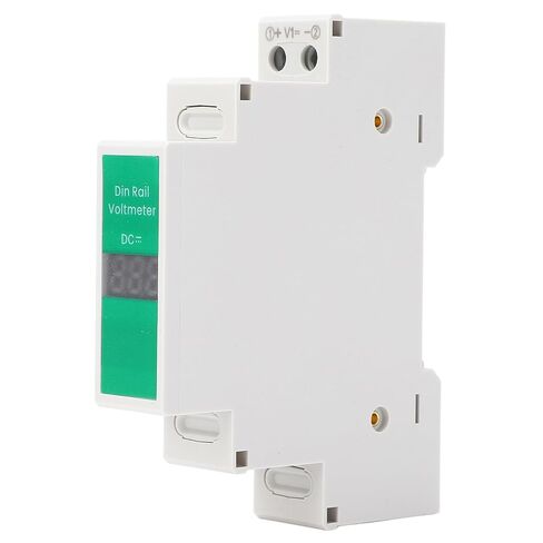 DC Digital Voltmeter DIN Rail Mount LED Display Switching Output DC 11V-310V Full Isolation in Saudi Arabia