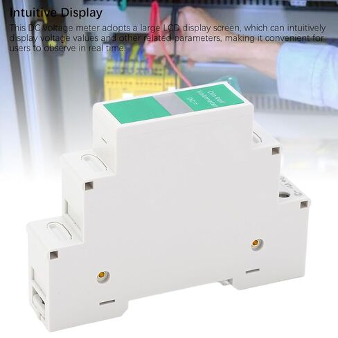 DC Digital Voltmeter DIN Rail Mount LED Display Switching Output DC 11V-310V Full Isolation in Saudi Arabia