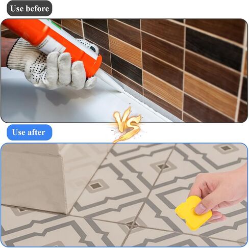 15 PCS Caulking Kit Silicone Sealant Finishing Tools Multi-Edge Sealant Applicator Smoother Portable Sealants Grout Scraper Sealants Grout Finishing Sealing Caulking Tool for Bathroom Floor Window in Saudi Arabia