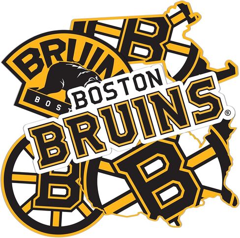 ملصق من الفينيل لصبار بوسطن بروينز فريق دوري الهوكي الوطني NHL ملصق من الفينيل لزجاجة مياه للكمبيوتر المحمول ودفتر قصاصات السيارة (النوع 2-3) in Saudi Arabia