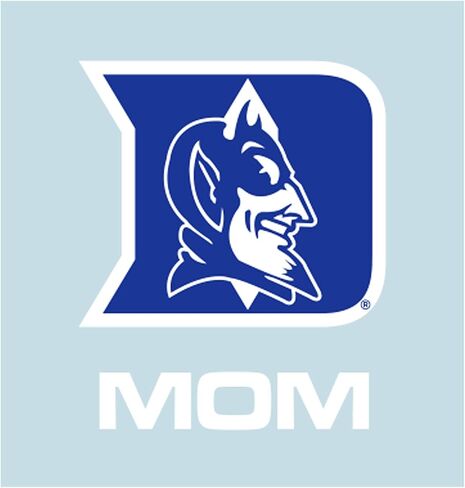 Duke Blue Devils Decal (D Devil MOM Decal (5''), 5 in) in Saudi Arabia